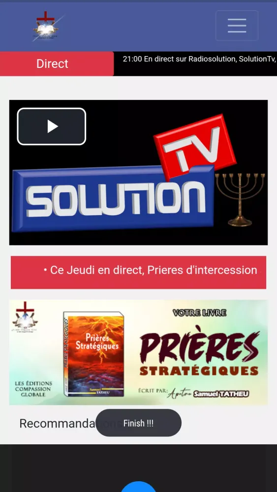 SAMUEL TATHEU MINISTRIES Screenshots