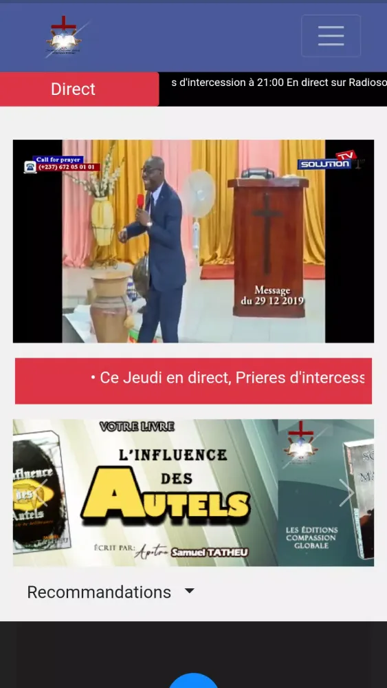 SAMUEL TATHEU MINISTRIES Screenshots