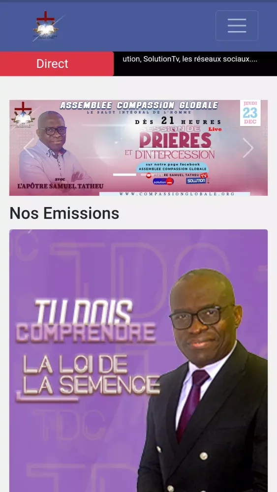 SAMUEL TATHEU MINISTRIES Screenshots