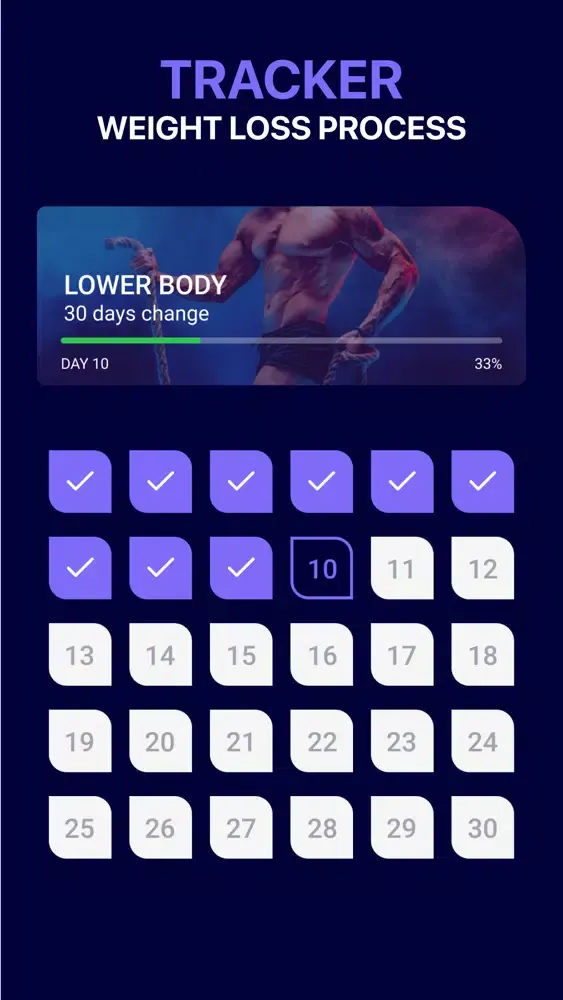 workout: 30 day challenge应用截图