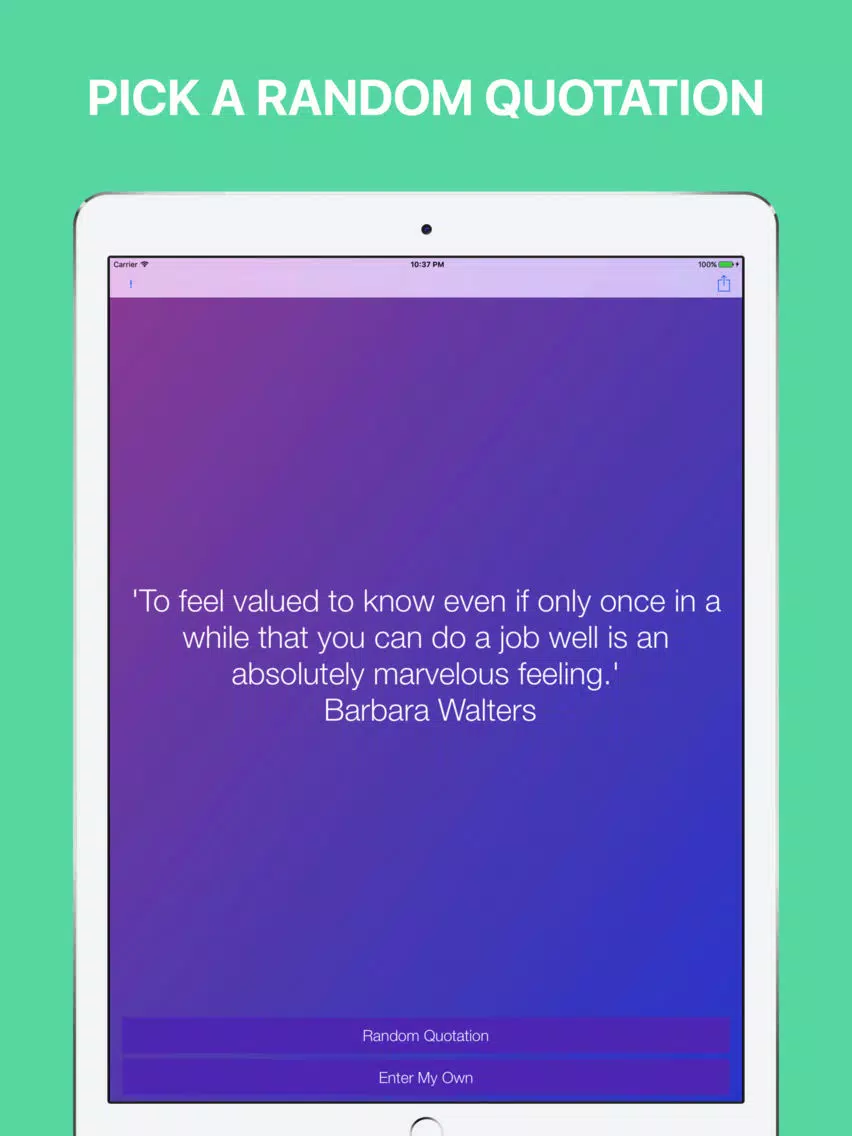 Quotation iPad  স্ক্রিনশট