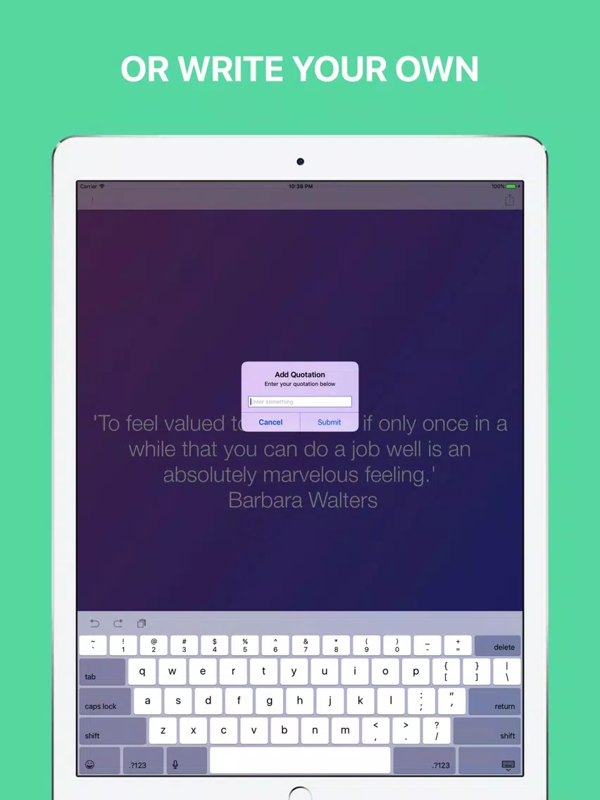 Quotation iPad  স্ক্রিনশট