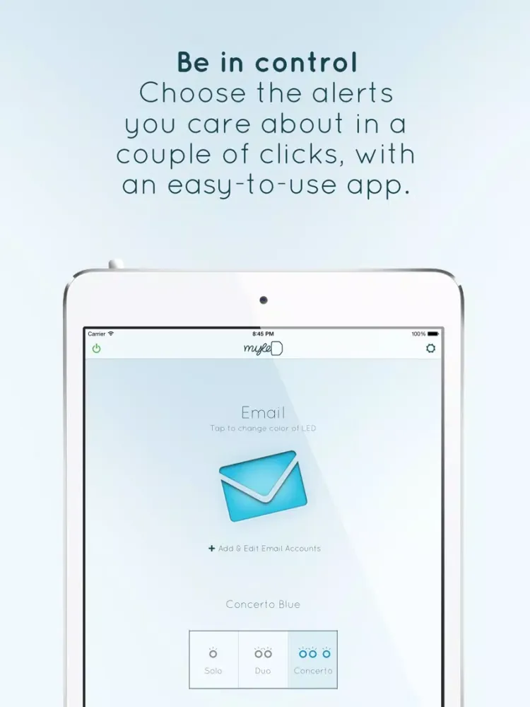 تصاویر myLED App iPad 