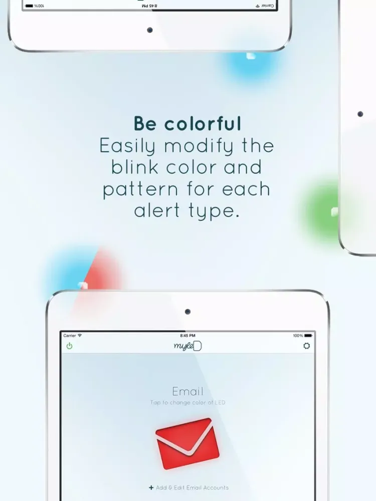 تصاویر myLED App iPad 