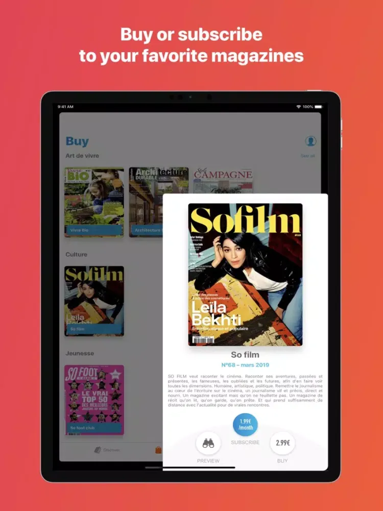MyViapresse iPad  Screenshots
