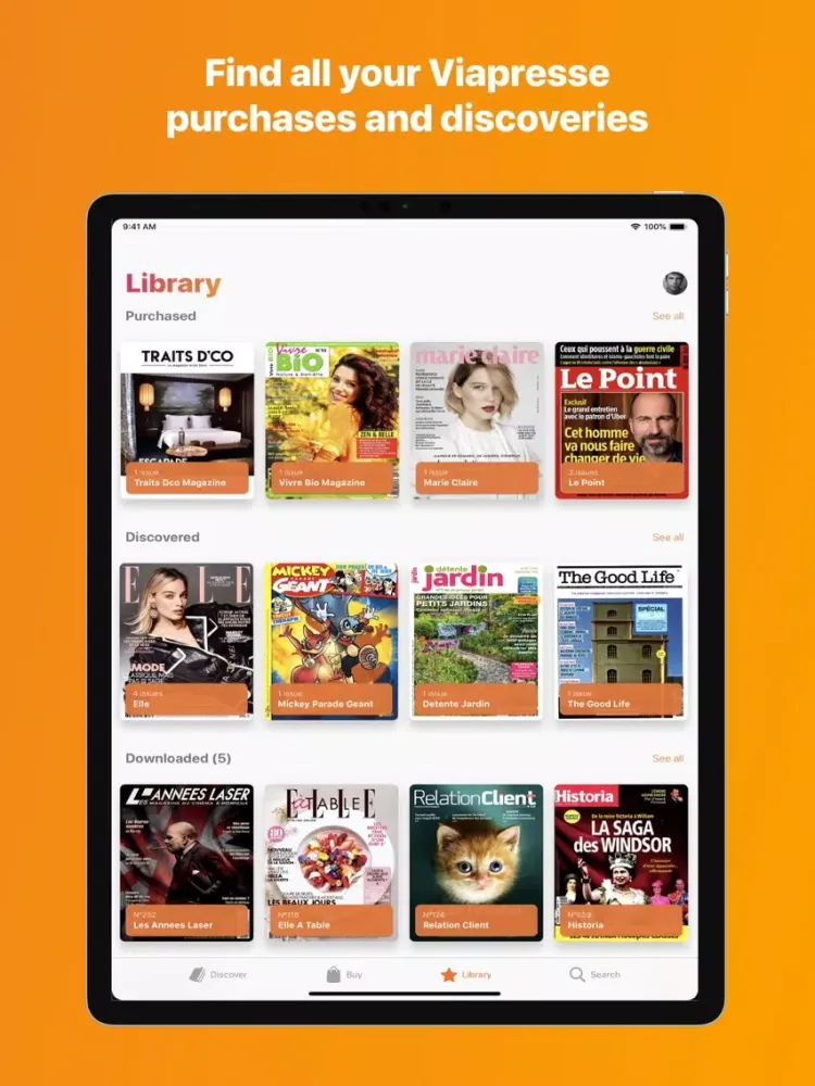 MyViapresse iPad  Screenshots