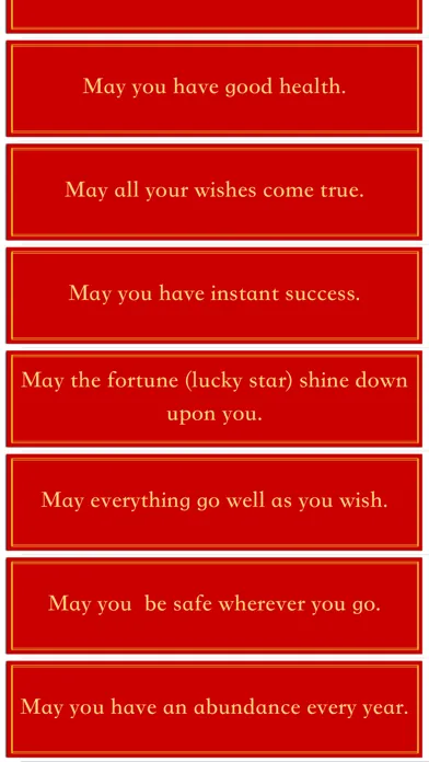 Tangkapan layar Chinese Lucky Phrases Lite