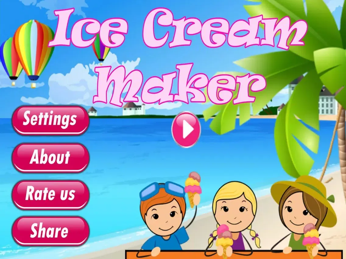 Capturas de pantalla de Ice Cream Maker Beach iPad 