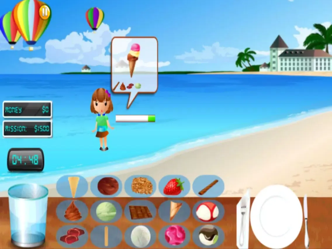 Capturas de pantalla de Ice Cream Maker Beach iPad 