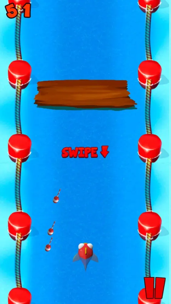 Capturas de tela do Fishy Splash Chase - Fish Swim Racing