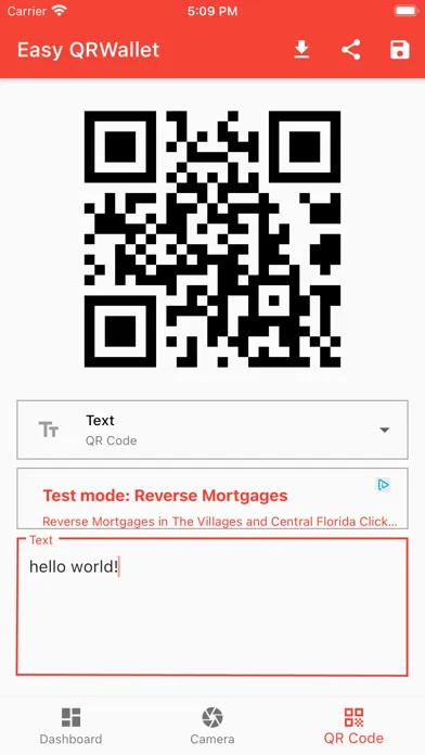 تصاویر Easy QRWallet