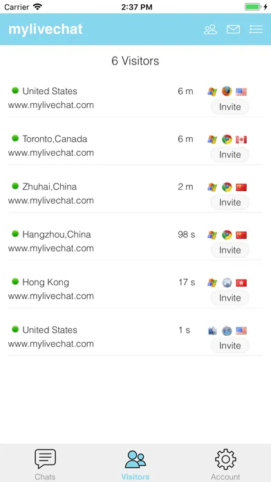 mylivechat Screenshots