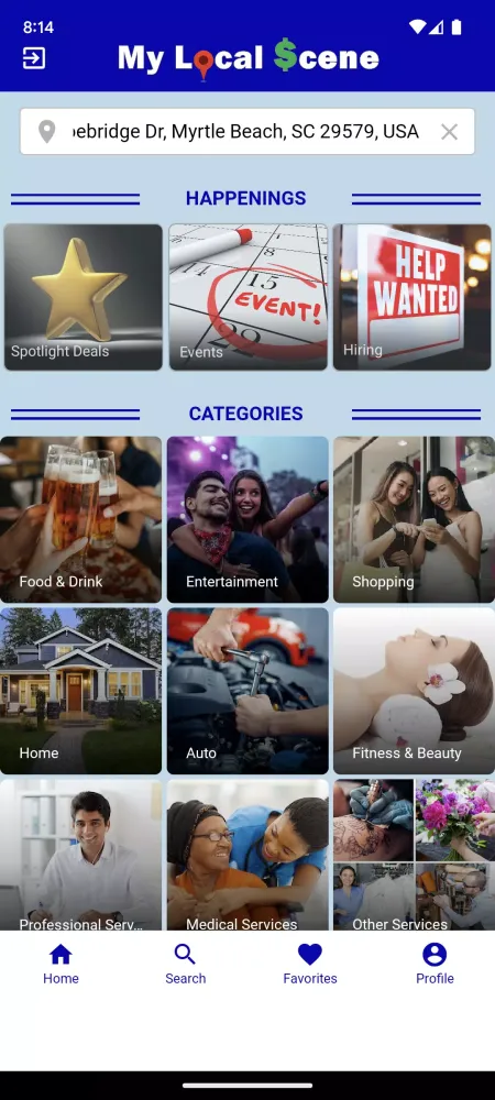 Screenshot di My Local Scene