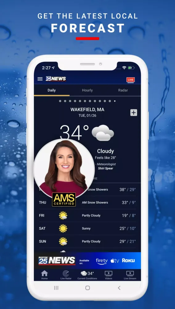 Zrzuty ekranu Boston 25