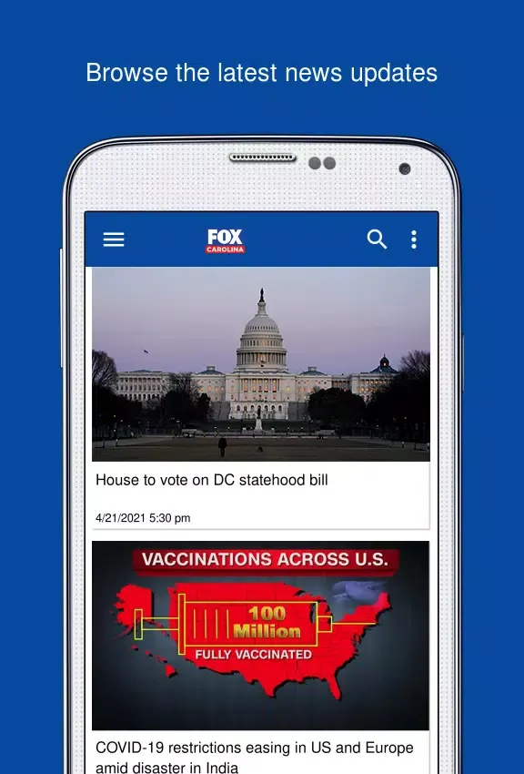 Ảnh chụp màn hình của FOX Carolina News