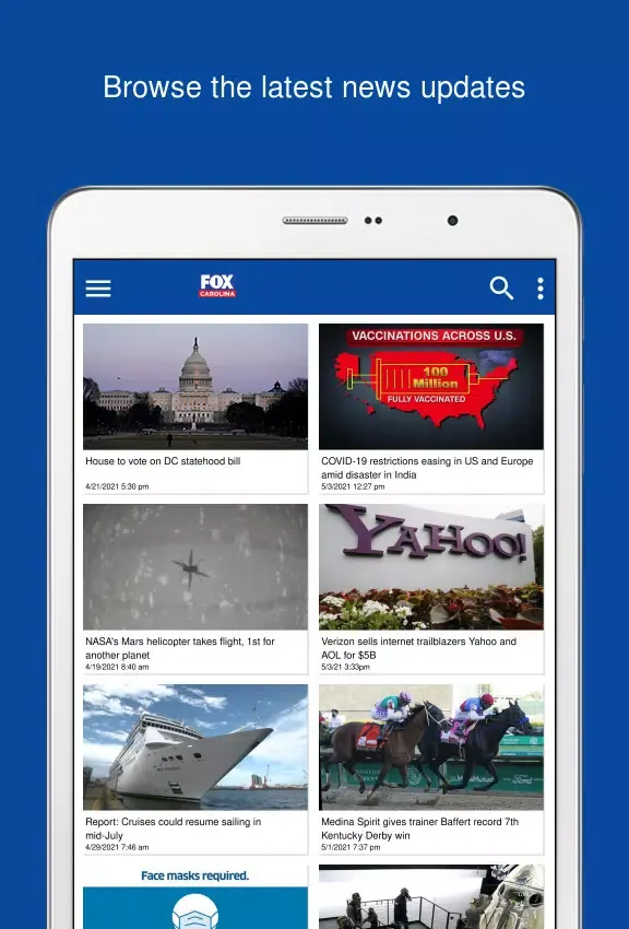 Ảnh chụp màn hình của FOX Carolina News