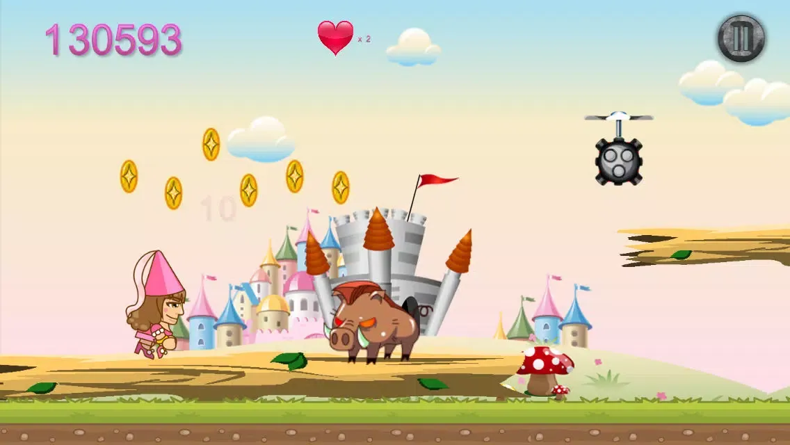 Tangkapan skrin King Castle Rush Quest - Kingdom Fighting Princess Free