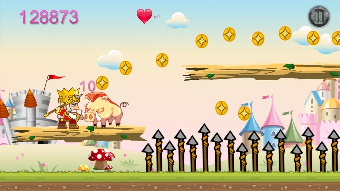 Tangkapan skrin King Castle Rush Quest - Kingdom Fighting Princess Free