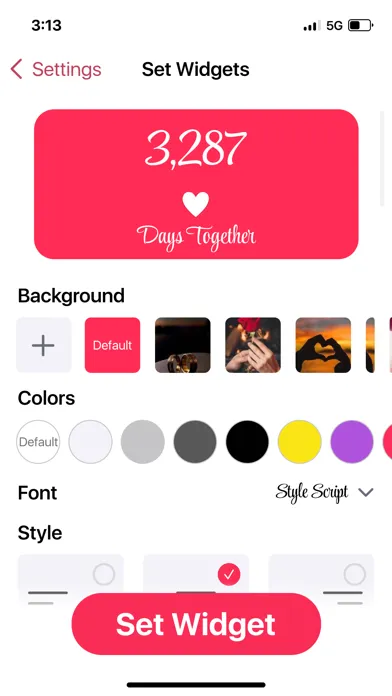 Zrzuty ekranu My Love・Relationship Tracker