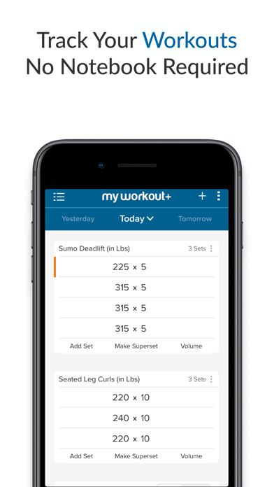 My Workout+ স্ক্রিনশট