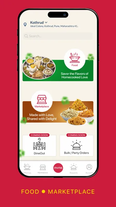 Capturas de pantalla de Myma - Home Cooked Food