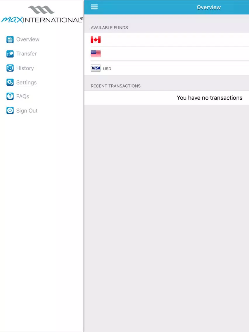 MyMaxPay iPad  स्क्रीनशॉट