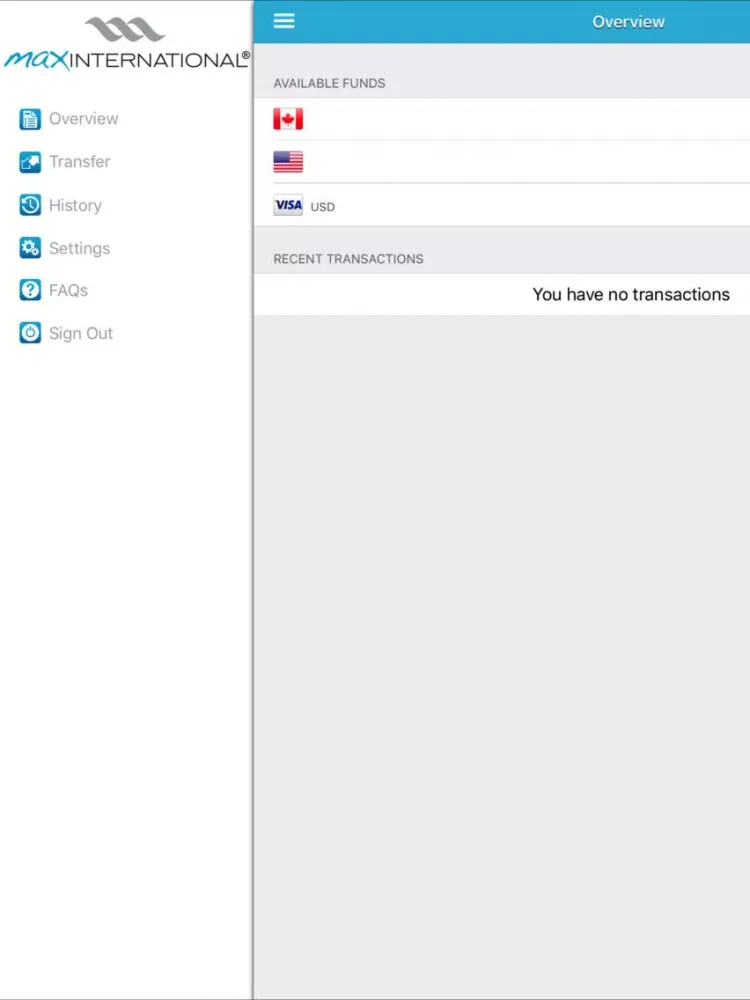 MyMaxPay iPad 应用截图