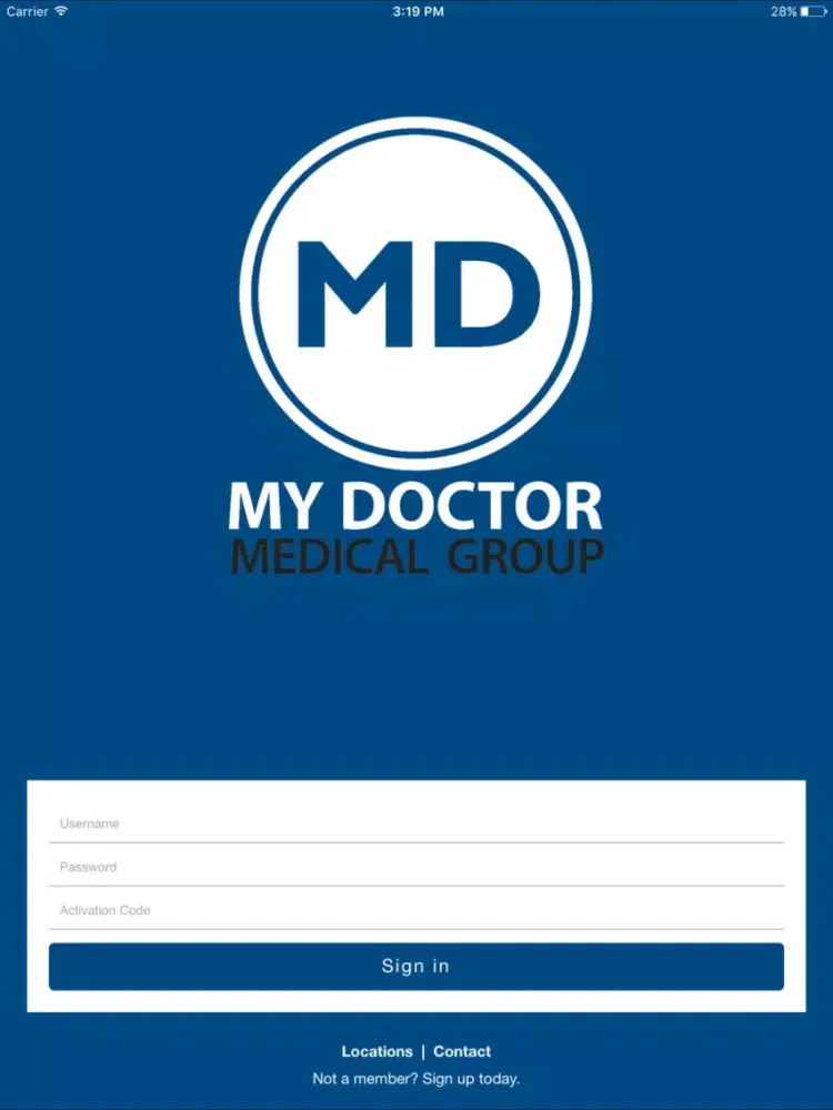 Zrzuty ekranu My Doctor Medical Group iPad 