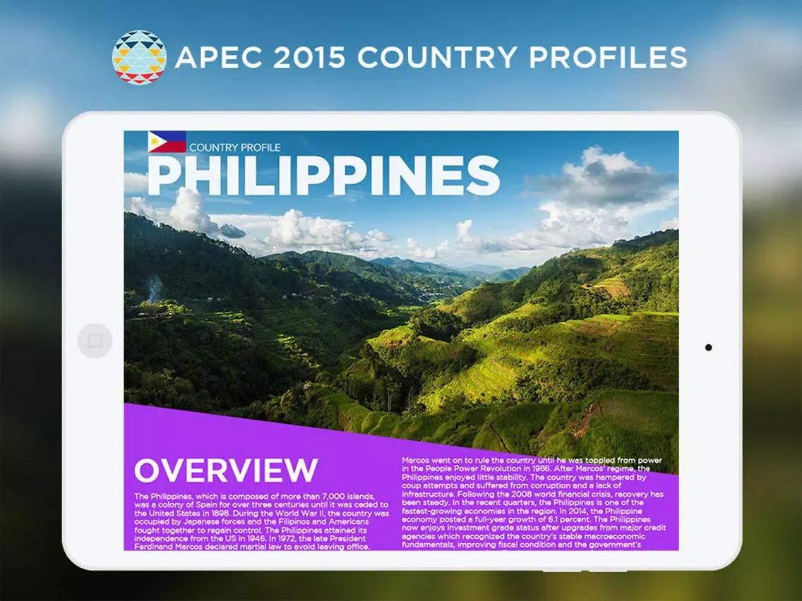 Скриншоты APEC Country Profiles iPad 