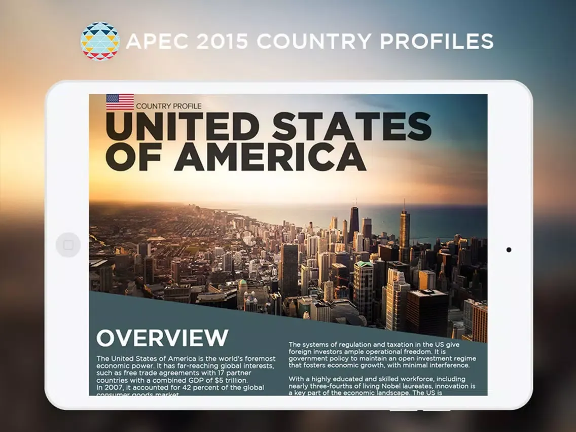 Скриншоты APEC Country Profiles iPad 