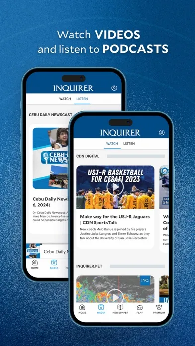 Zrzuty ekranu Inquirer Mobile
