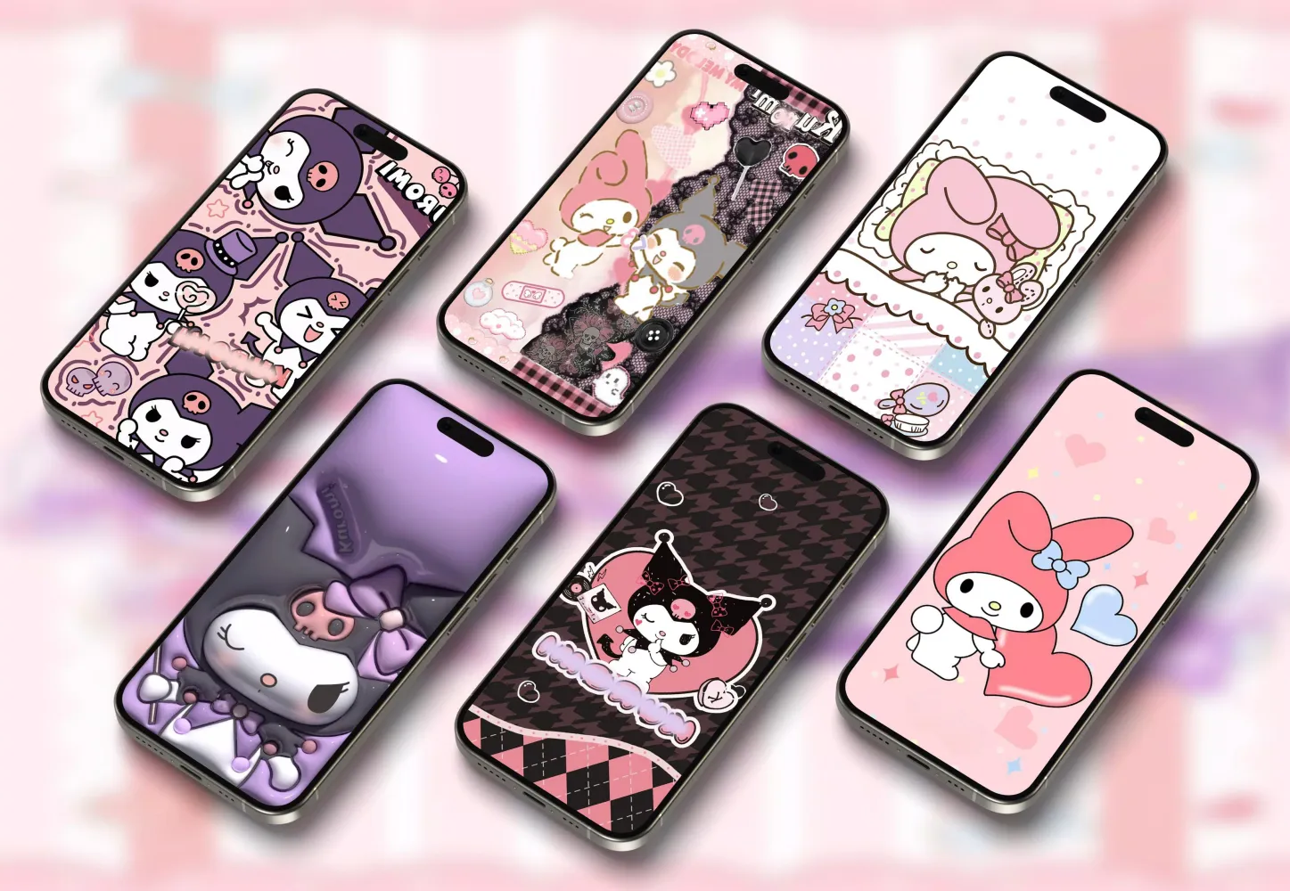 ภาพหน้าจอของ Kuromi & My Melody Wallpapers