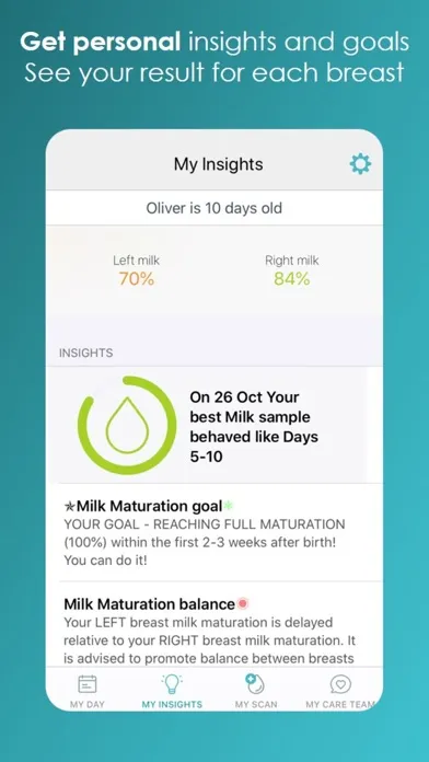 ภาพหน้าจอของ MyLee - My Lactation companion