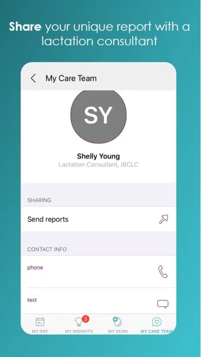 ภาพหน้าจอของ MyLee - My Lactation companion
