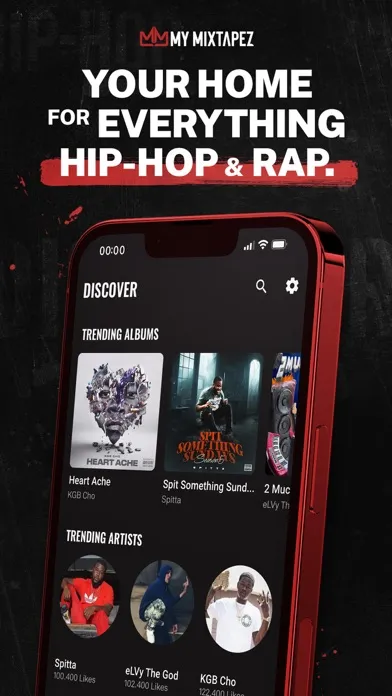 Capturas de tela do My Mixtapez: Rap & Hip Hop