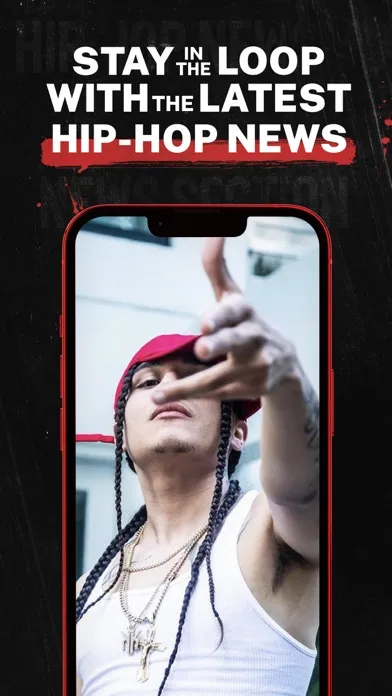 Capturas de tela do My Mixtapez: Rap & Hip Hop