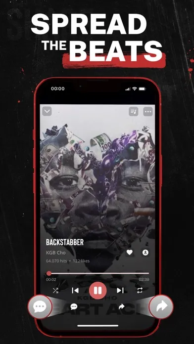 Capturas de tela do My Mixtapez: Rap & Hip Hop