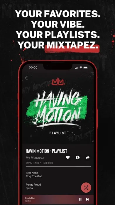 Capturas de tela do My Mixtapez: Rap & Hip Hop