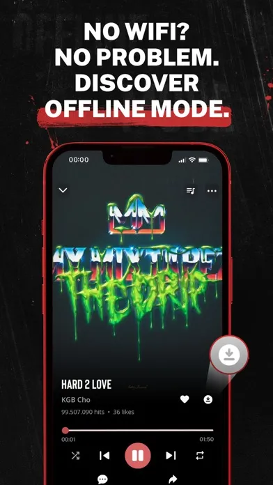 Capturas de tela do My Mixtapez: Rap & Hip Hop