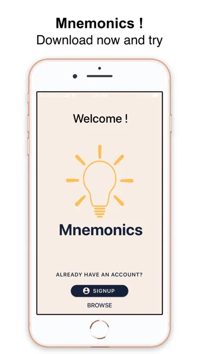 Mnemonics: Memorize and learn स्क्रीनशॉट
