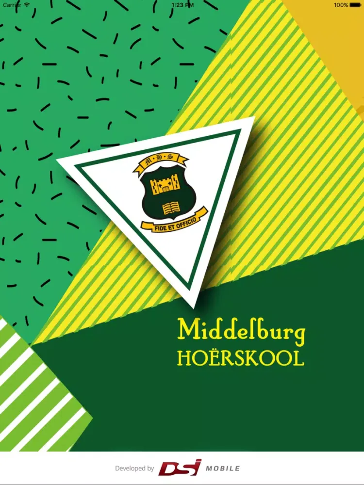 Capturas de pantalla de Hoërskool Middelburg iPad 