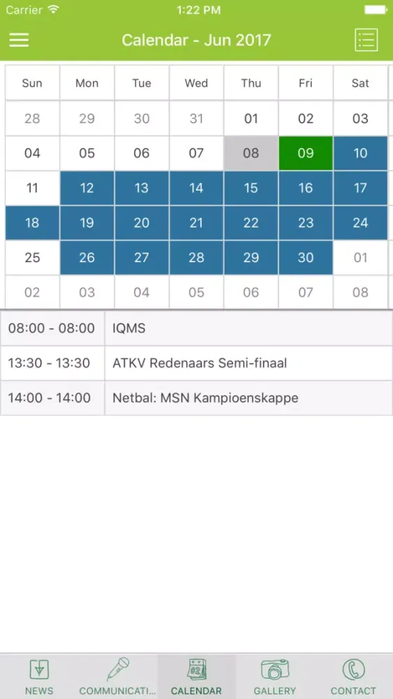 Capturas de pantalla de Hoërskool Middelburg