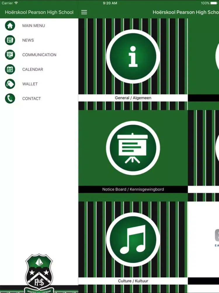 Pearson High School iPad  Screenshots