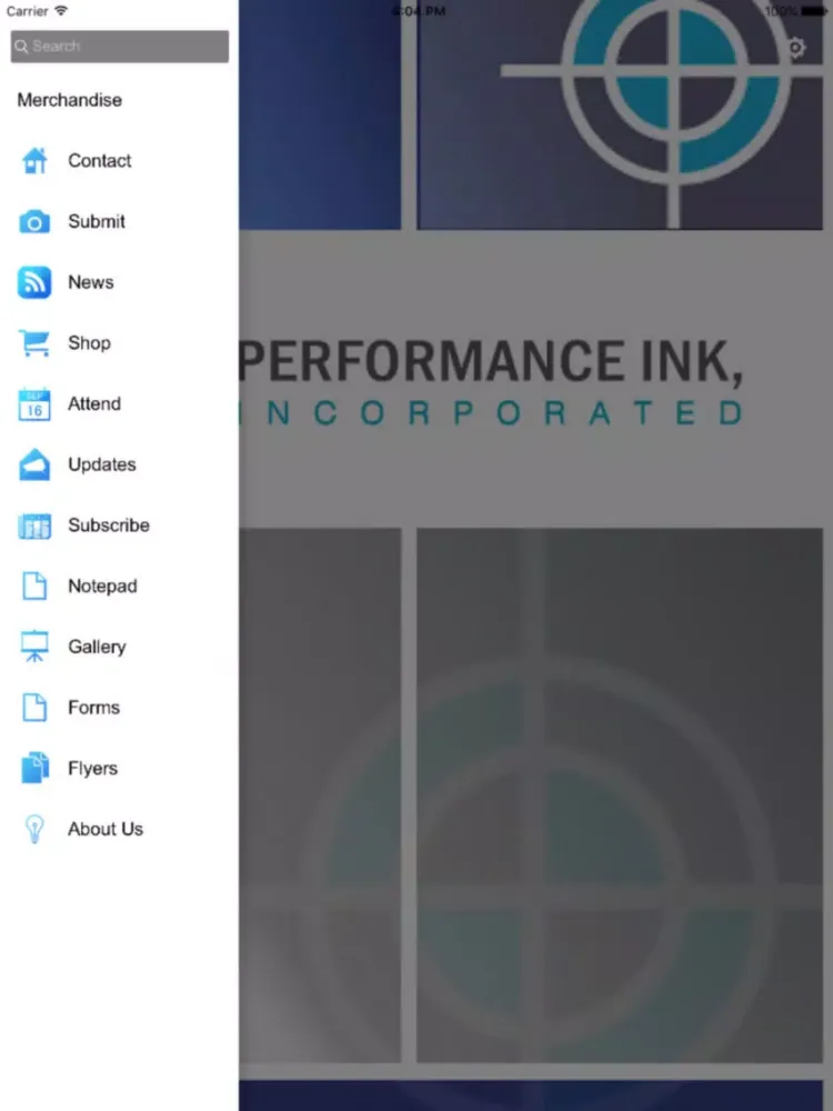 ภาพหน้าจอของ PI Petro iPad 
