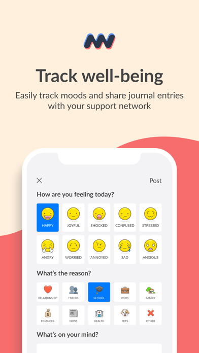 Moodwave - Support Network スクリーンショット