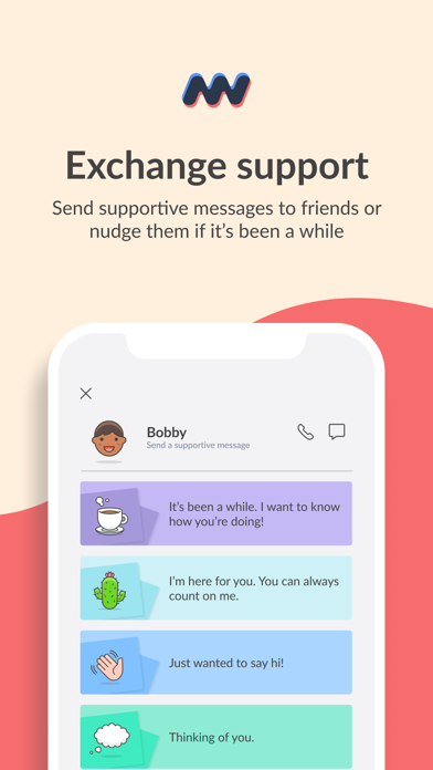 Moodwave - Support Network スクリーンショット