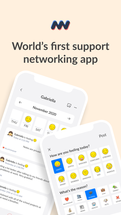 Moodwave - Support Network スクリーンショット