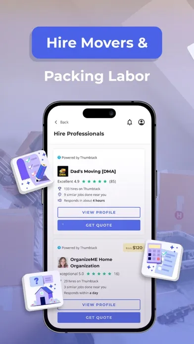Скриншоты MYMOVE+