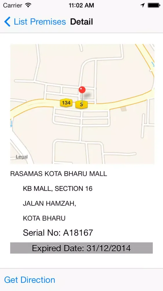 Tangkapan skrin Halal-Square