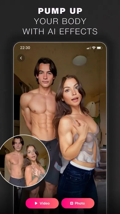 Capturas de tela do Glam AI: Video & Photo Editor